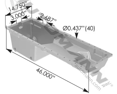 Oil Pan CAT 3406C LKQ Western Truck Parts