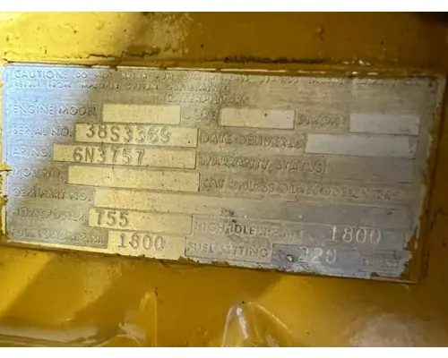 Cat 3412 Engine Assembly
