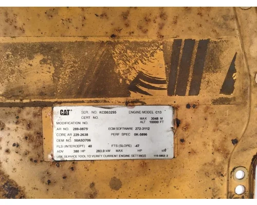 Front Cover CAT C-13 Sterling Truck Sales, Corp