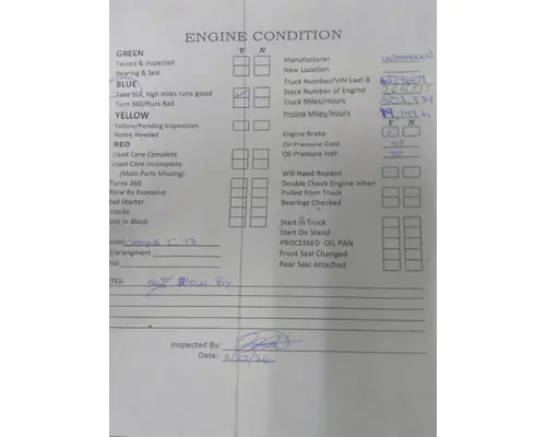 Engine Assembly CAT C11 LKQ Heavy Truck - Tampa