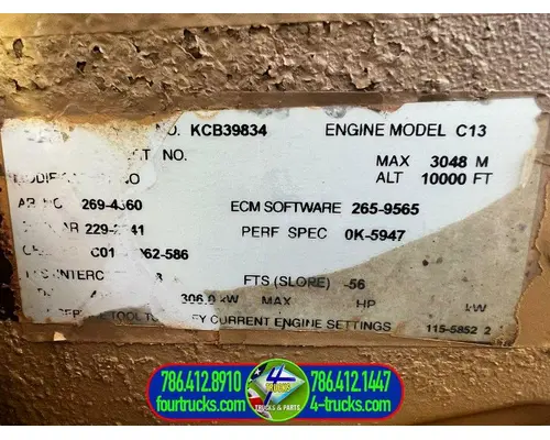 Cat C13 Engine Assembly