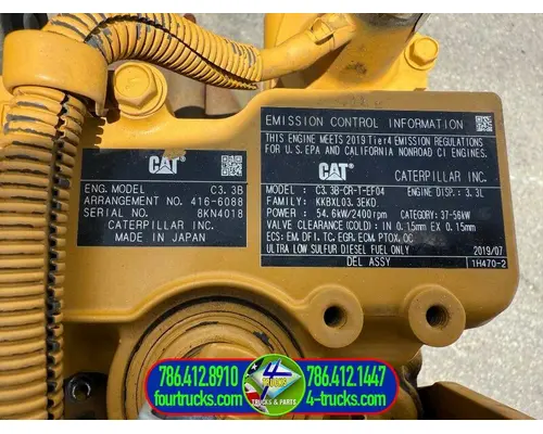 Cat C3.3B Engine Assembly