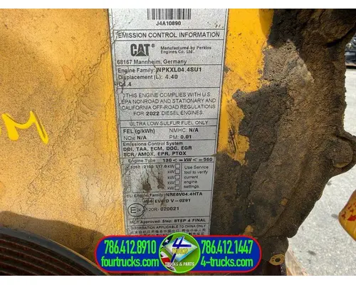 Cat C4.4 ACERT Engine Assembly