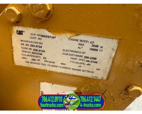 Cat C7.1 ACERT Engine Assembly