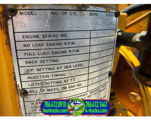 Cat D330A Engine Assembly