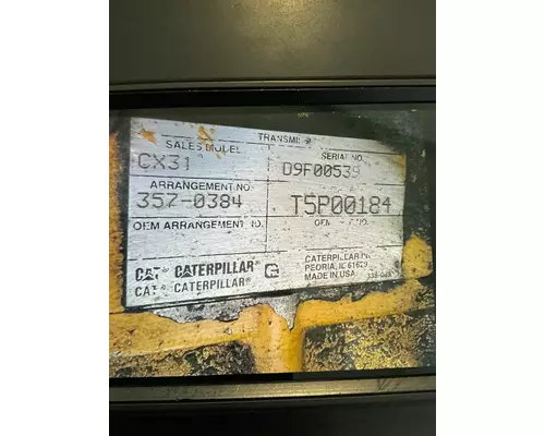 Caterpillar  CX31 ECM (Transmission)