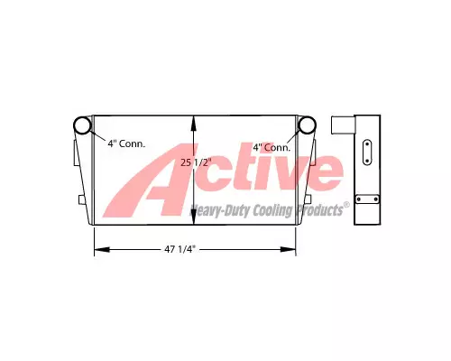 Charge Air Cooler (ATAAC) Caterpillar  Active Radiator