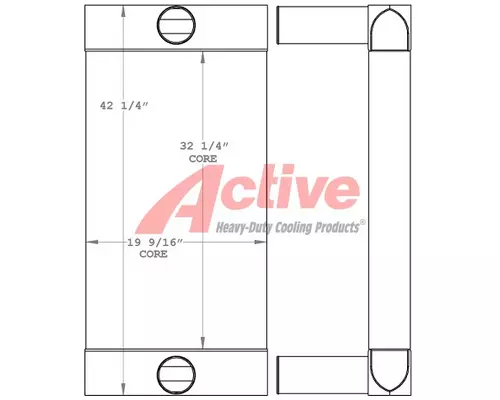 Charge Air Cooler (ATAAC) Caterpillar  Active Radiator