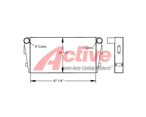 Charge Air Cooler (ATAAC) Caterpillar  Active Radiator