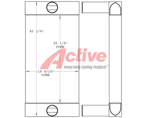 Charge Air Cooler (ATAAC) Caterpillar  Active Radiator