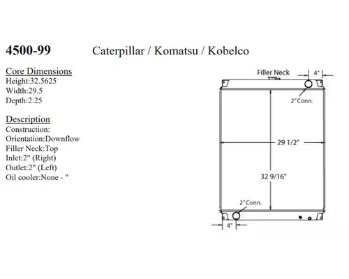 Radiator CATERPILLAR  Frontier Truck Parts