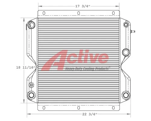 Cooling Assy. (Rad., Cond., ATAAC) Caterpillar 236 Active Radiator