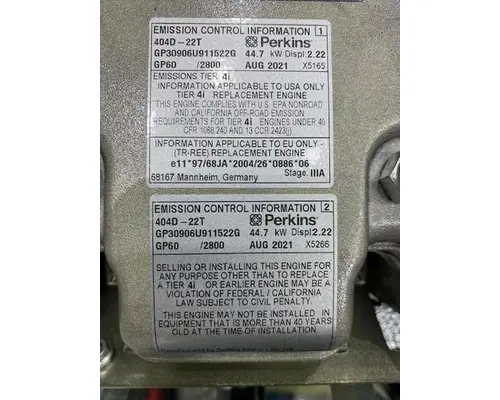 Caterpillar 3024C Engine Assembly