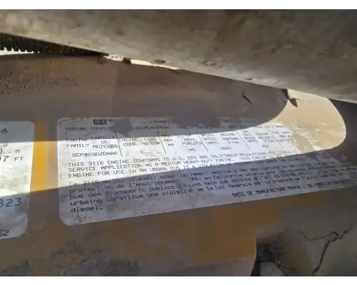 Caterpillar 3116 Engine Assembly