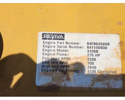 Engine Assembly CATERPILLAR 3126 American Truck Salvage