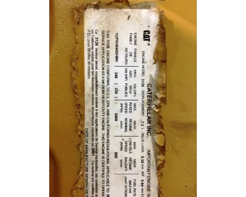 Caterpillar 3126 Engine Assembly