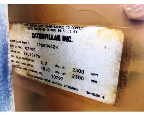 Caterpillar 3126 Engine Assembly