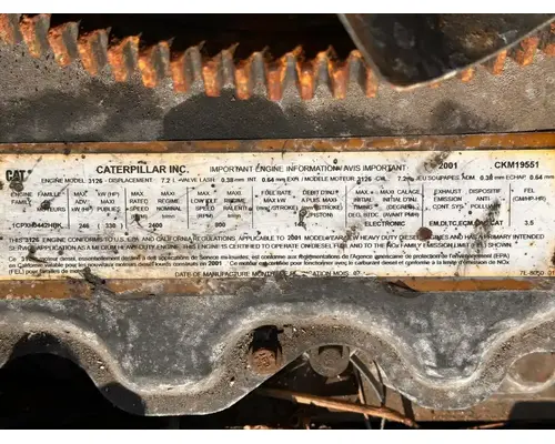 Caterpillar 3126 Engine Assembly