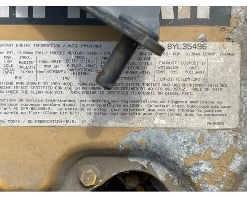 Caterpillar 3126 Engine Assembly