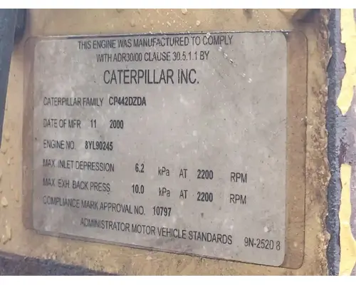 Caterpillar 3126 Engine Assembly