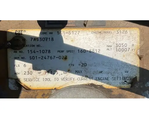 Caterpillar 3126 Engine Assembly