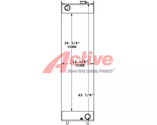 Radiator Caterpillar 315D Active Radiator