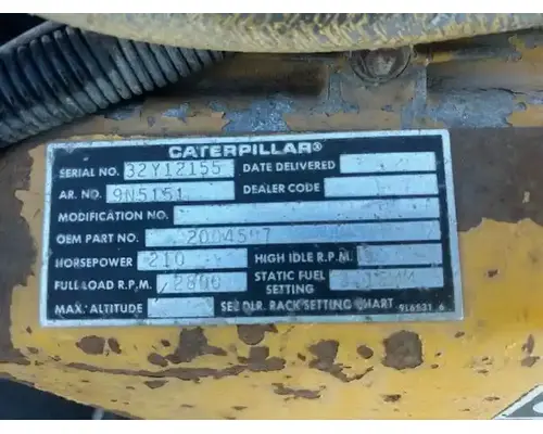 Caterpillar 3208 Engine Assembly