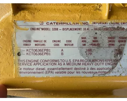 Caterpillar 3208 Engine Assembly