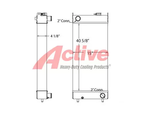 Radiator Caterpillar 328D Active Radiator