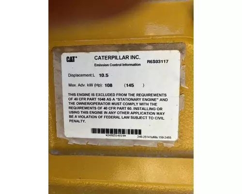 Caterpillar 3306 Engine Assembly