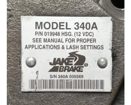 Caterpillar 3406E JakeEngine Brake