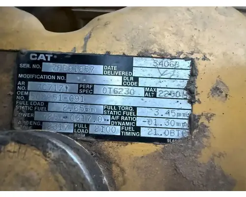 Caterpillar 3406 Engine Assembly