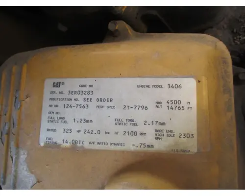 Caterpillar 3406 Engine Assembly