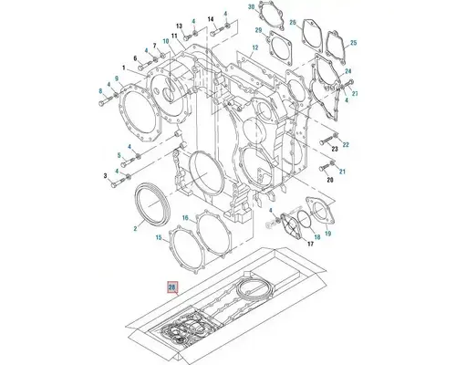 Engine Parts, Misc. Caterpillar 3406B Holst Truck Parts