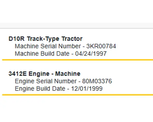Caterpillar 3412E Engine Assembly