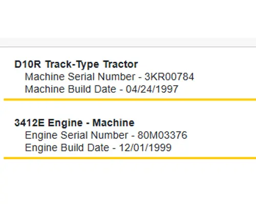 Caterpillar 3412E Engine Assembly