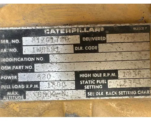 Caterpillar 3412 Engine Assembly