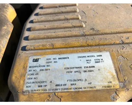 Caterpillar 3456 Engine Assembly