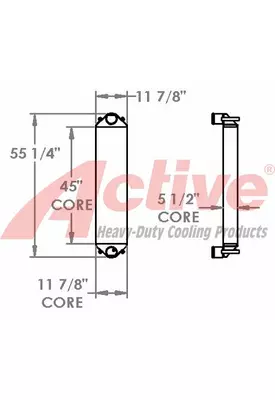 Caterpillar 349 Charge Air Cooler (ATAAC)