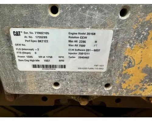 Caterpillar 3516 Engine Assembly