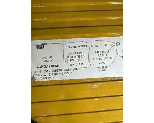 Caterpillar C-12 Engine Assembly