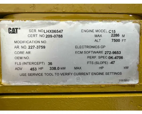 Caterpillar C-15 Engine Assembly