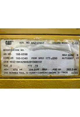 Caterpillar C-15 Engine Assembly