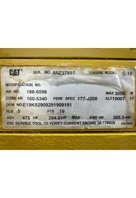 Caterpillar C-15 Engine Assembly