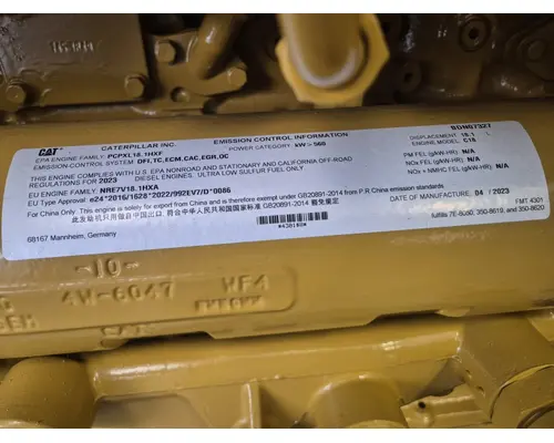 Caterpillar C-18 Engine Assembly