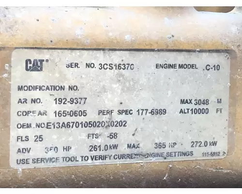 Caterpillar C10 Engine Assembly