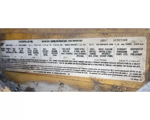 Caterpillar C10 Engine Assembly