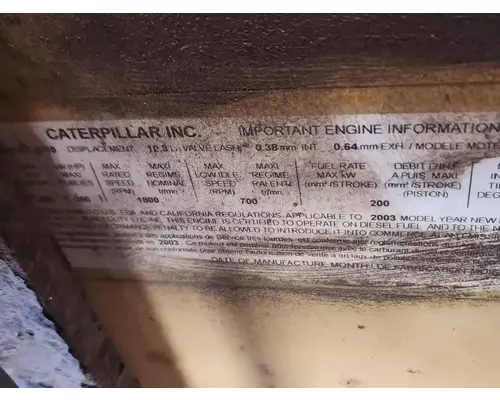 Caterpillar C10 Engine Assembly