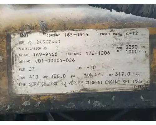 Caterpillar C12 Engine Assembly