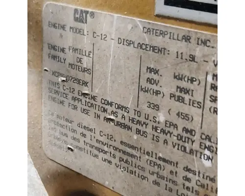Caterpillar C12 Engine Assembly